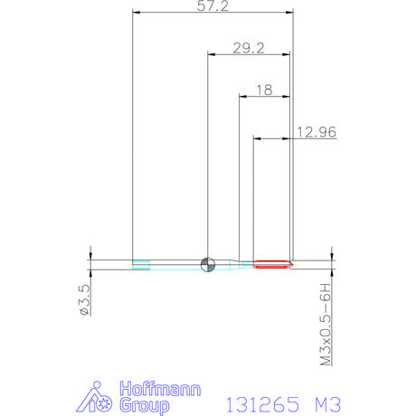 HOLEX Clever Tap machine tap Form B DIN 371/376, uncoated, M: M3