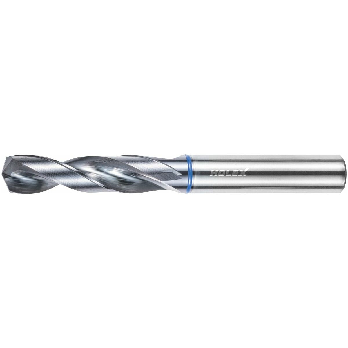 HOLEX Pro INOX solid carbide high-performance drill, plain shank DIN 6535 HA, AlTiN, ⌀ DC m7: 1mm
