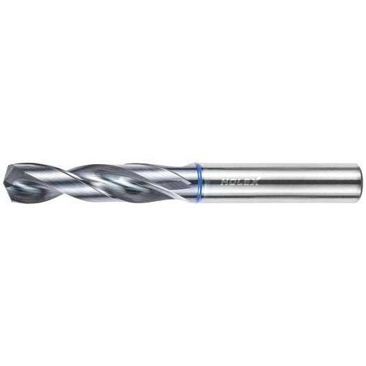 HOLEX Pro Inox solid carbide high-performance drill, plain shank DIN 6535 HA AlTiN