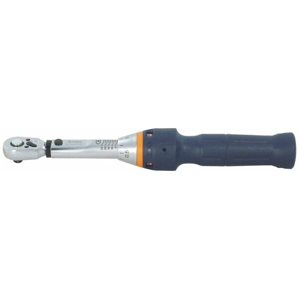 Torque wrench with reversible ratchet, maximum torque: 6N·m