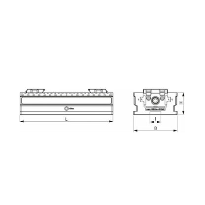 Centring vice basic device Xtric