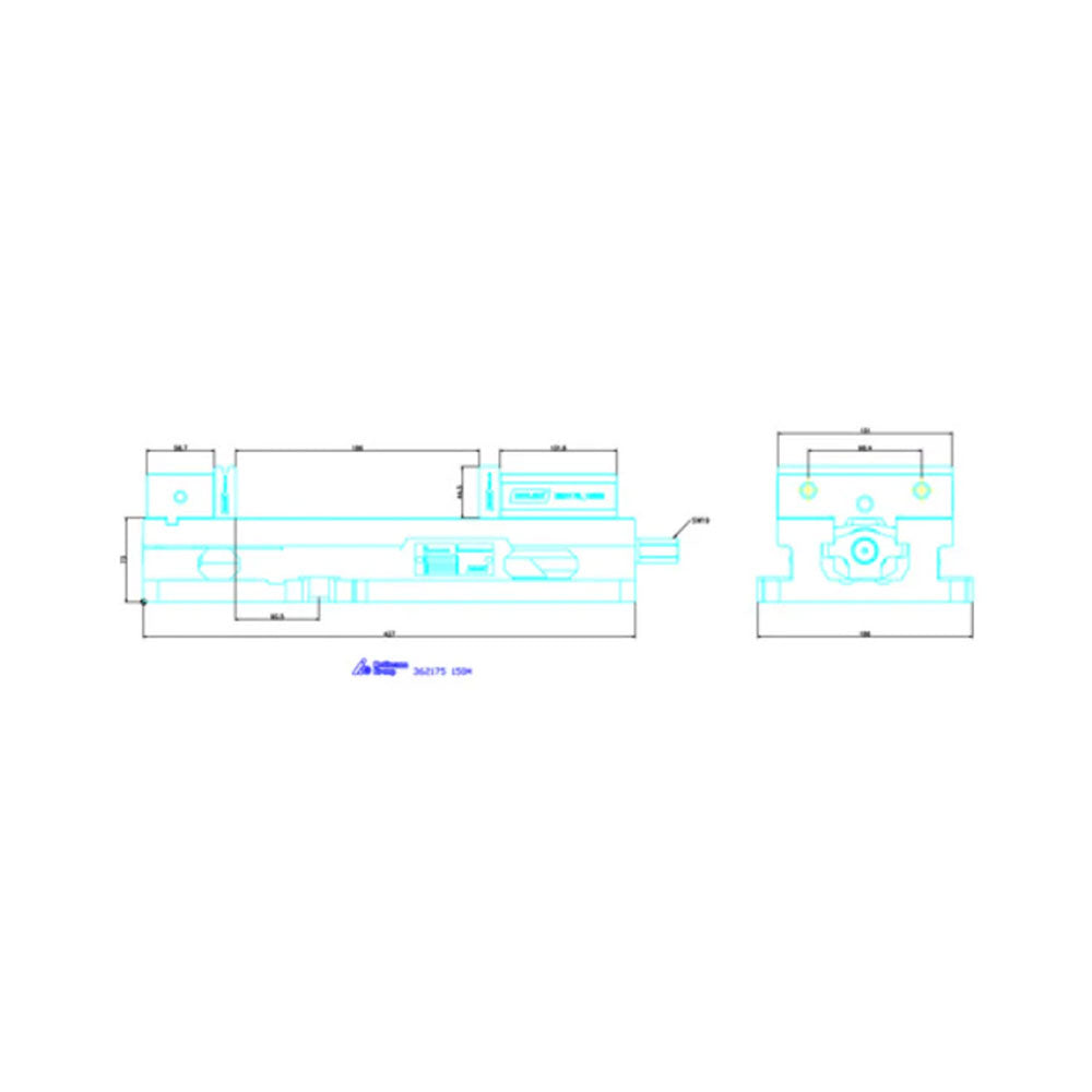 Stationary machine vice