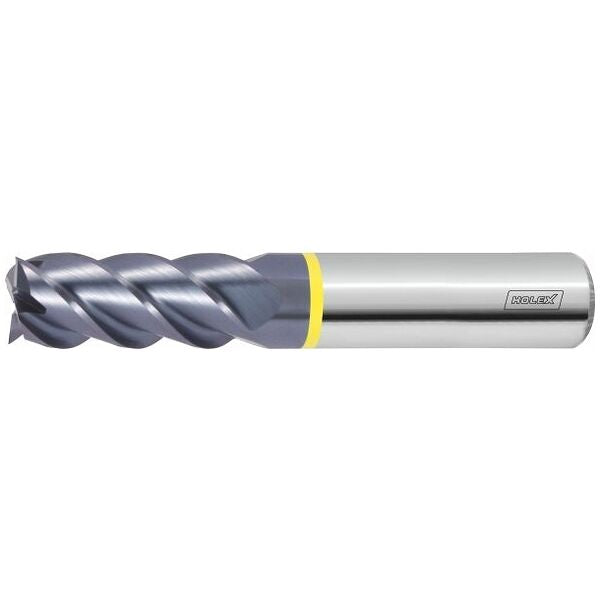 HOLEX Solid carbide milling cutter, TiAlN - 202545