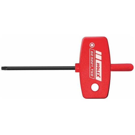 HOLEX Screwdriver for Torx®, short, with T-handle, Torx® profile: TX6 - 625221