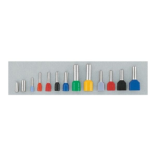 Crimping tool for terminal sleeves, for conductor cross-section