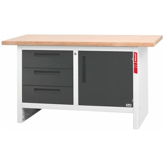 HOLEX Workbench with 3 drawers and 1 swing door - 929530