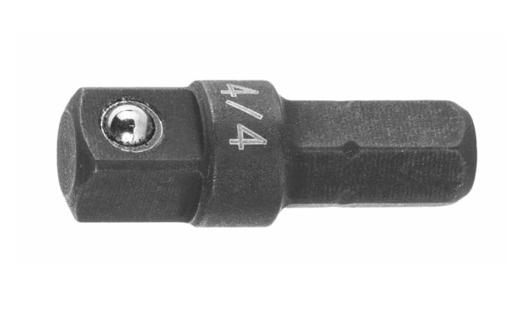 Adapter with 1/4 inch C 6.3 hexagon shank 4/4