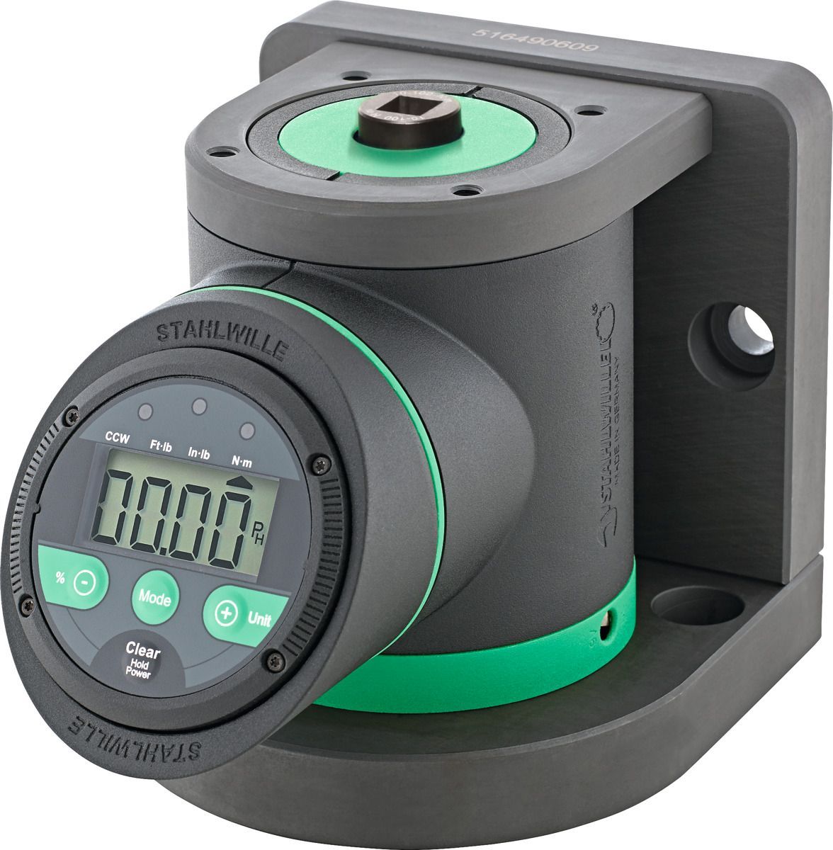 DAkkS calibration, clockwise Torque analyser / sensor 1000