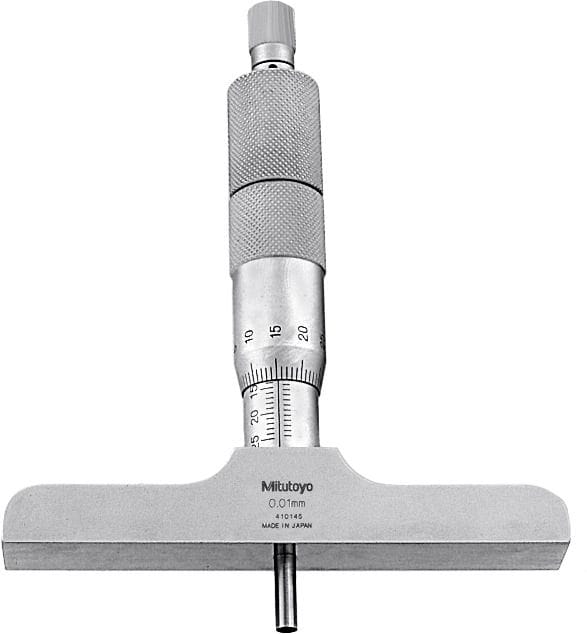 Calibration Depth micrometer set 0-100 mm