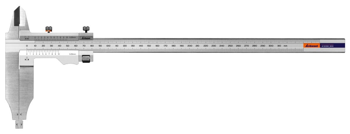 Workshop Caliper with fine adjustment 300 mm