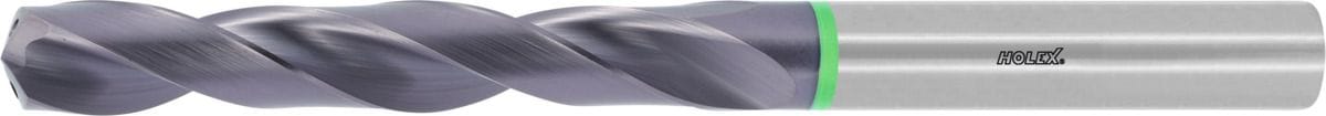 HOLEX Pro Steel solid carbide drill, plain shank DIN 6535 HA 1