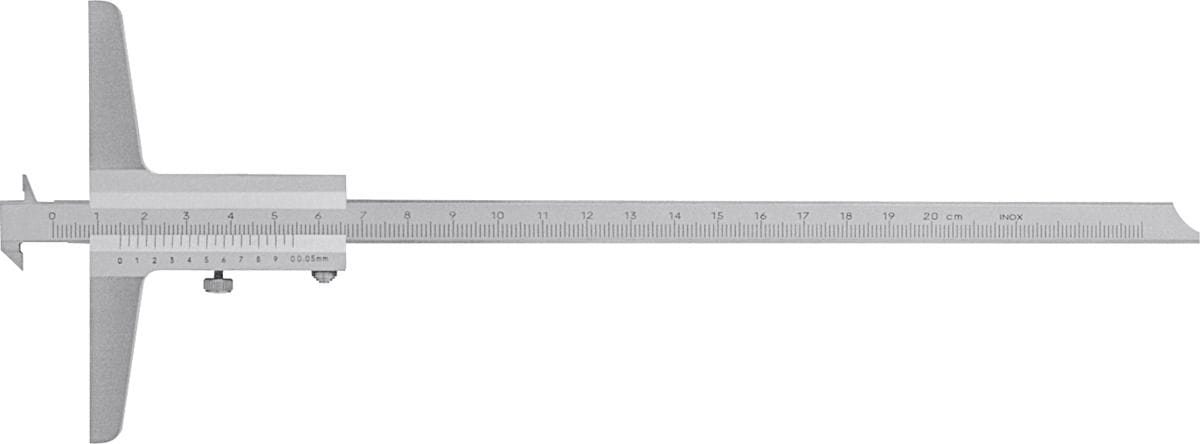 Vernier double hook depth gauge 200 mm