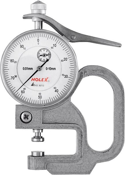 Dial thickness gauge 0-10 mm