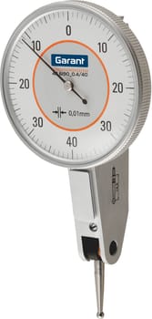 Lever dial indicator contact point length 14.5 mm 0,4/40 mm