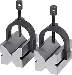 Pair of double Vee blocks with clamp 45X40 mm