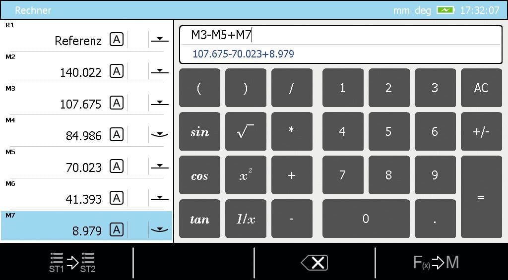 Digital height gauge TESA MICRO-HITE + M with motorised drive including control panel M350