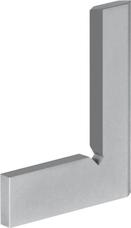 Bevel edge square, flat version stainless, accuracy class 00 50X40 mm