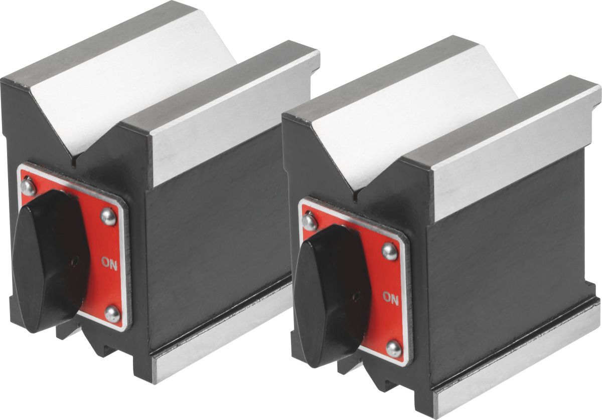 Pair of magnetic Vee blocks 70X55 mm