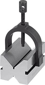 Single double Vee block with clamp 45X40 mm