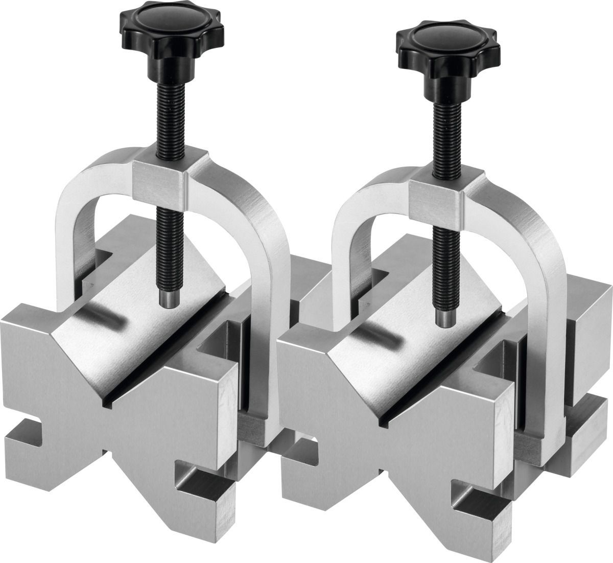 Pair of double Vee blocks with clamp 60X58 mm