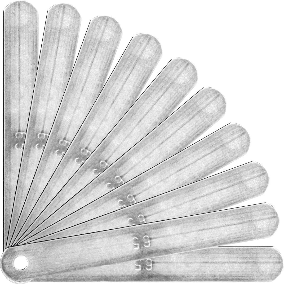 Feeler gauge set, 10 pieces, T3 1