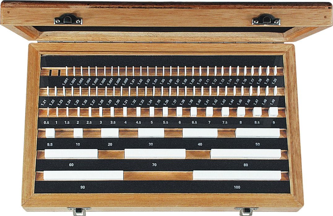 Gauge block set Ceramic, tolerance class 1 87