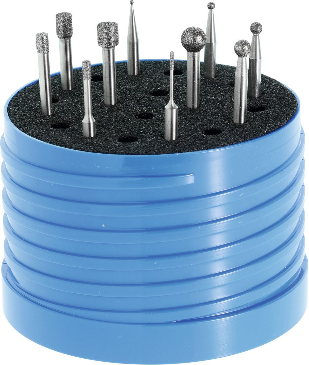 CBN grinding points set, 10 pieces B126 10