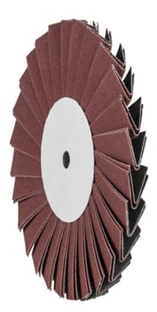 Fan folded flap disc 120