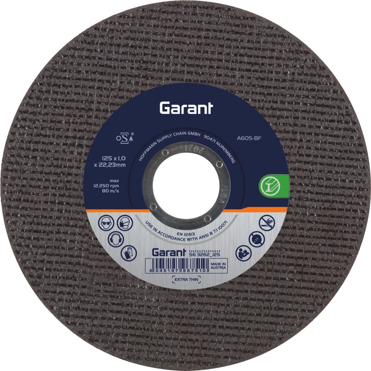 Cutting disc, high-performance version EXTRA THIN, steel 178 mm