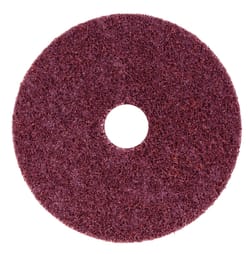 Fleece velour-backed abrasive disc 180