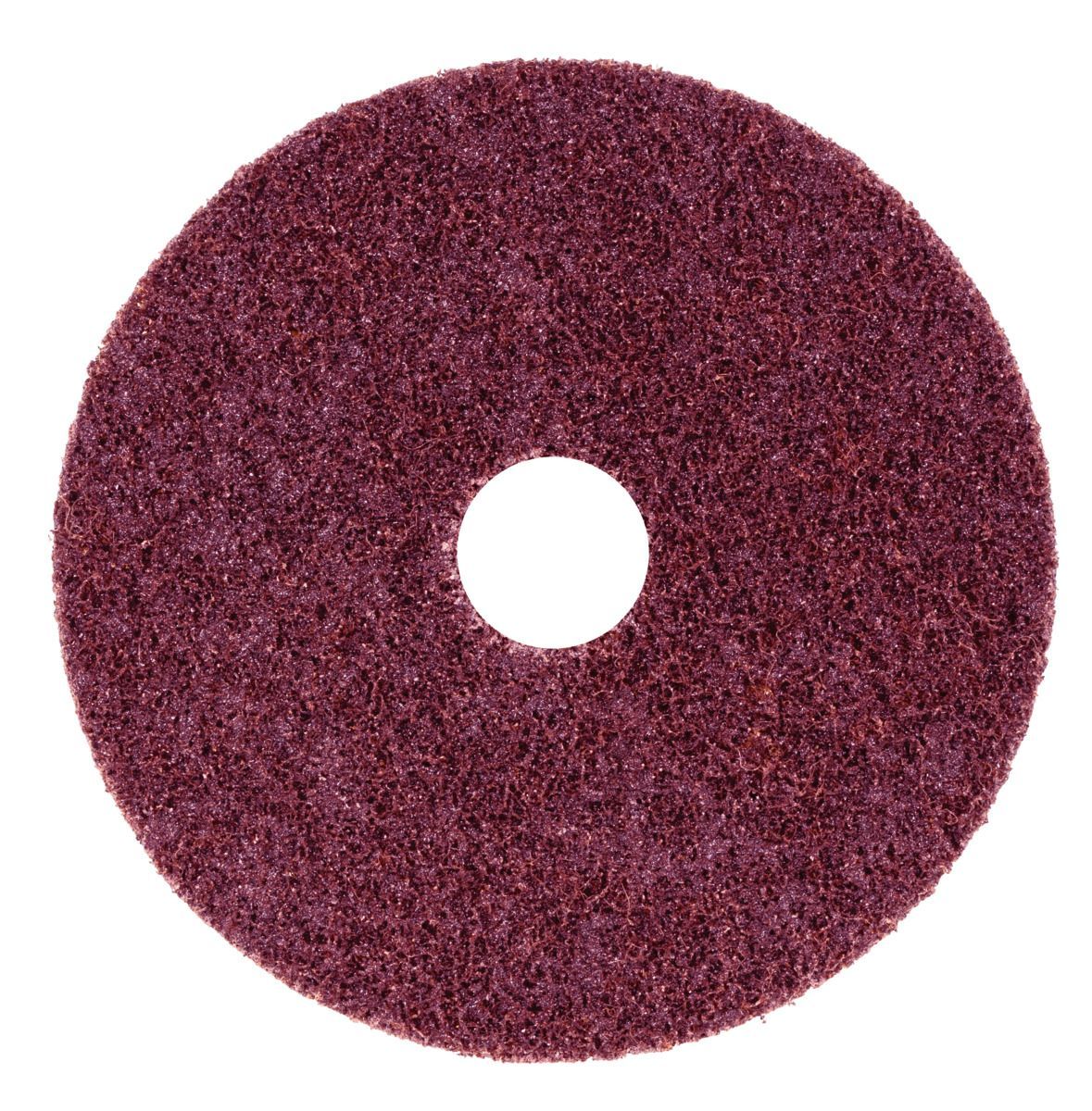 Fleece velour-backed abrasive disc 180