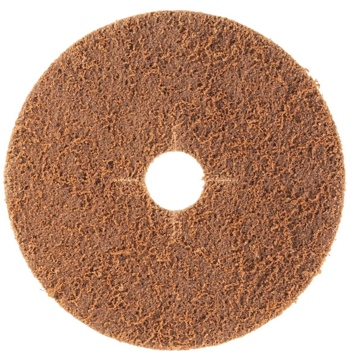 Fleece abrasive disc with fibre backing 100