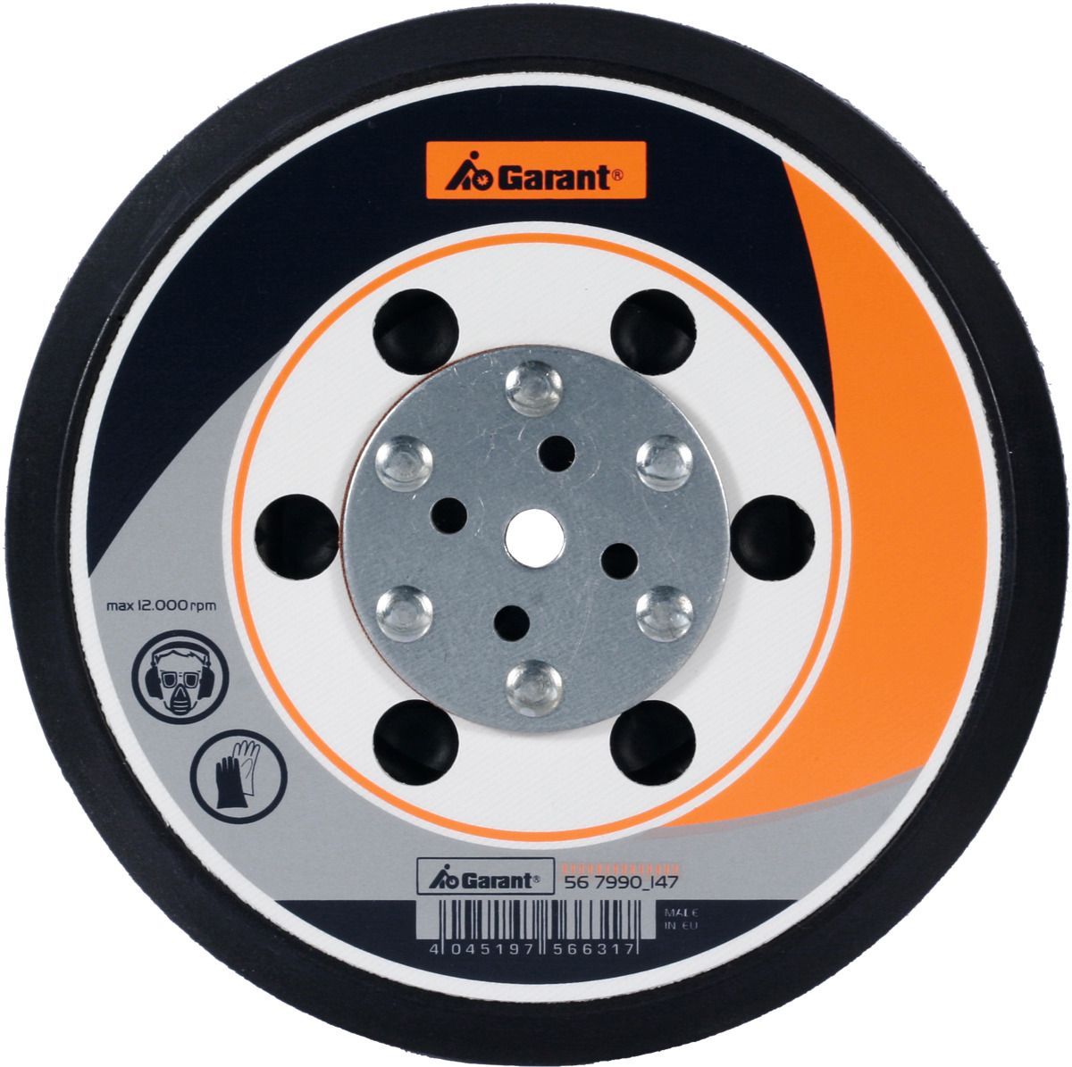 Multi-hole PU backing pad 150 mm