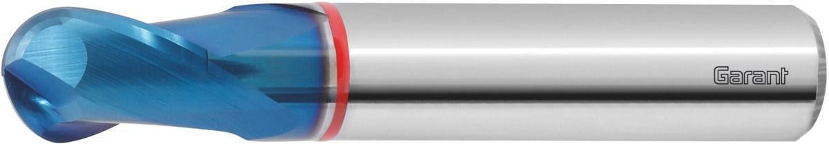 Diabolo solid carbide ball nose slot drill HPC 0,6 mm