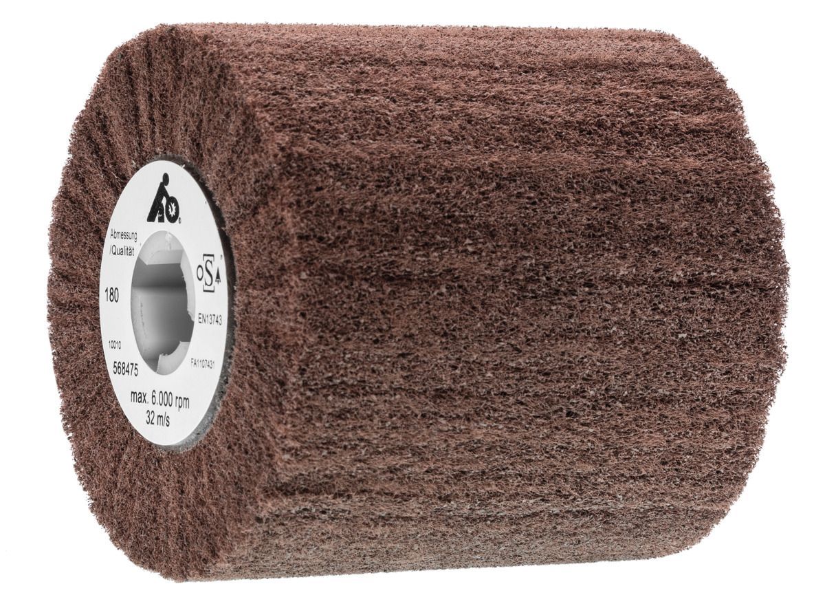 Abrasive flap wheel roller, fleece (A) 100