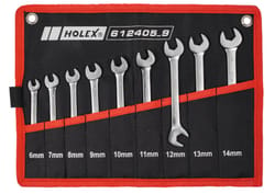 Small double open ended spanner set 9