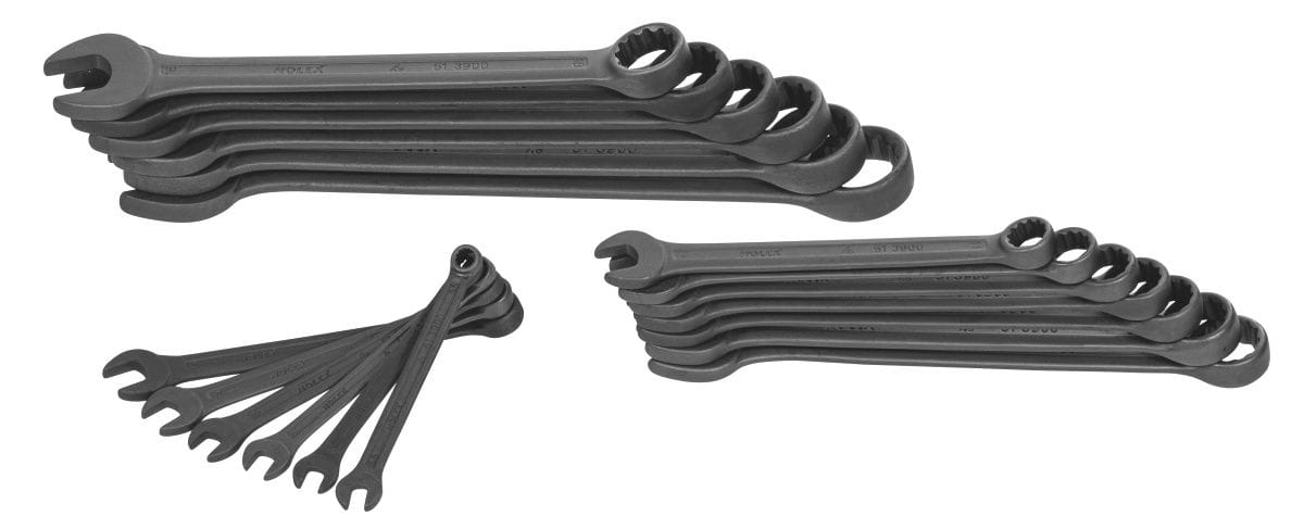 Combination spanner set 19