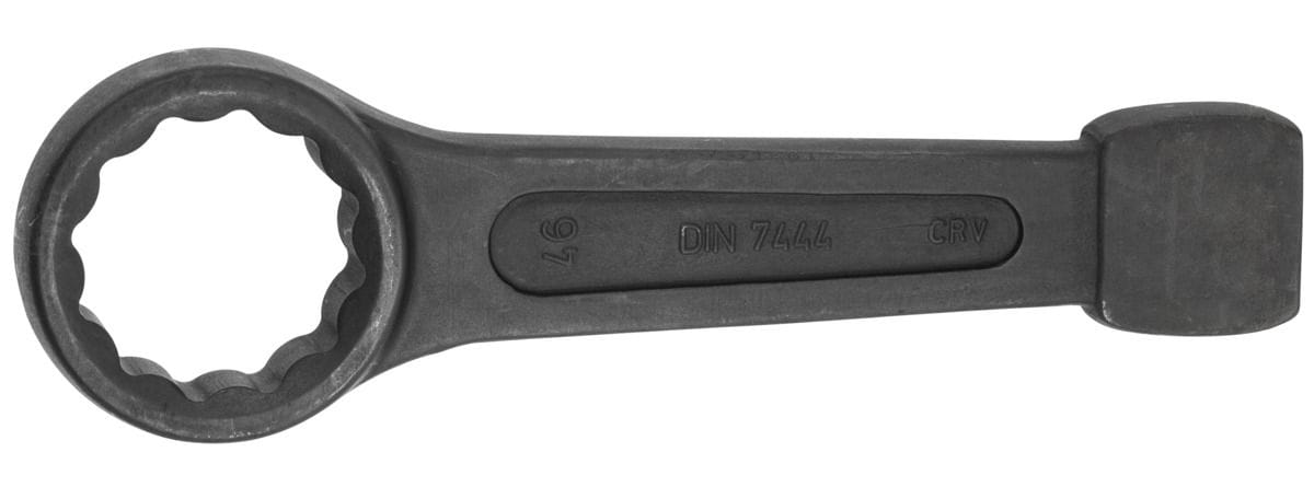 Slogging ring spanner, straight 24 mm