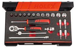 Socket set 1/4 inch square drive 21 pieces 6