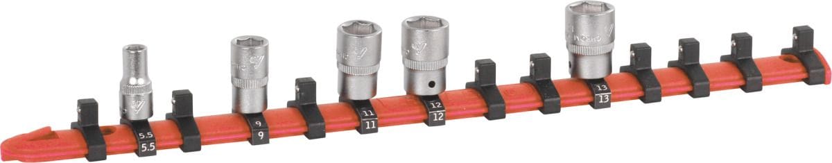 Clip bar for 1/4 inch sockets