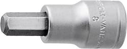 Screwdriver socket, hexagon, 3/8 inch 10 mm