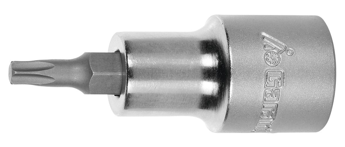 Screwdriver socket, for Torx®, 1/2 inch TX27