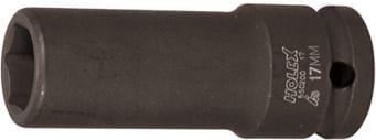 IMPACT hexagon socket, 3/8 inch long 18 mm