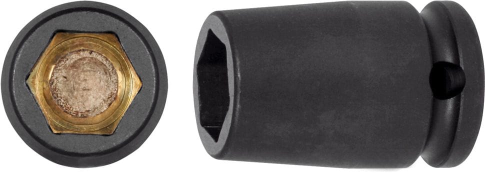 IMPACT hexagon socket, 3/8 inch with magnet 16 mm