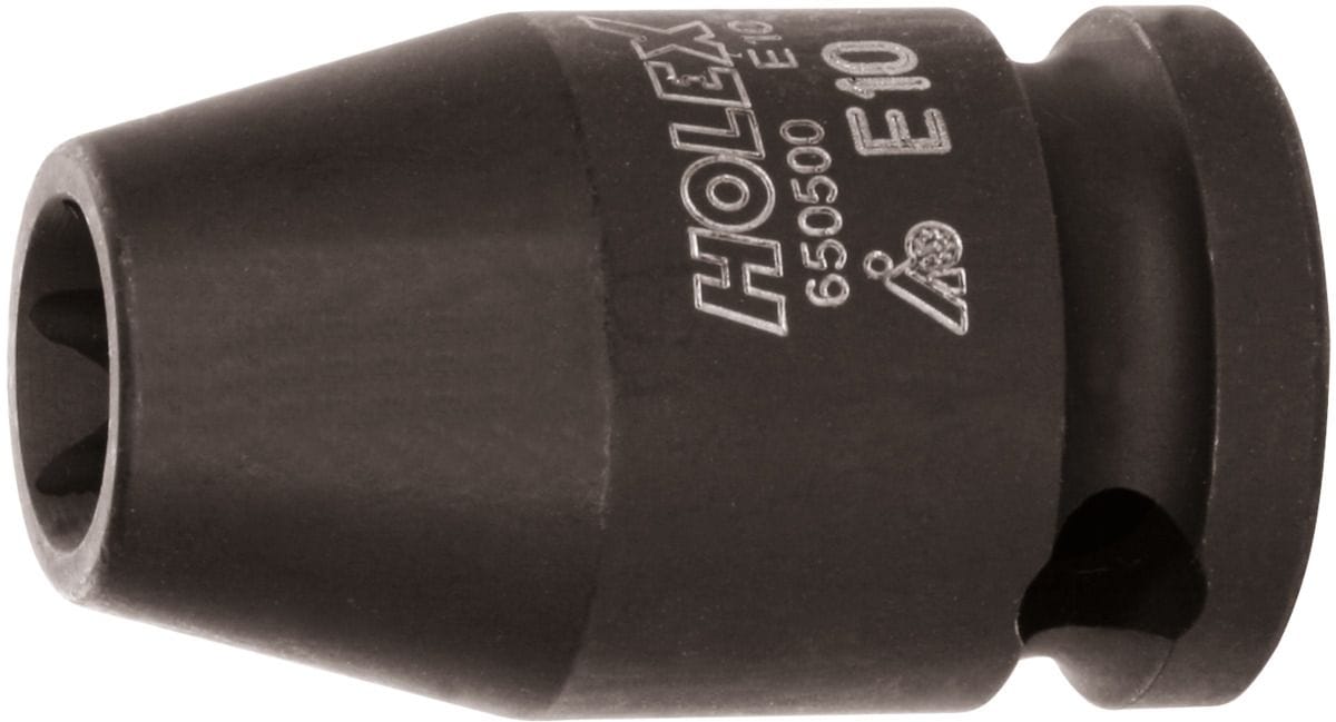 IMPACT socket 3/8 inch, for Torx® screws E12