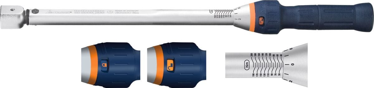 Torque wrench base unit without plug-in head 400 N·m