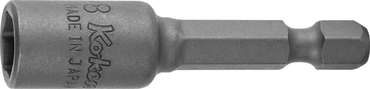 IMPACT socket wrench bit, 1/4 inch E 6.3 with magnet 10 mm