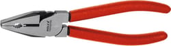 Heavy duty combi pliers, bright finish 180 mm