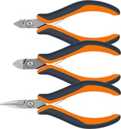 Precision electronics pliers set 3 pieces 3