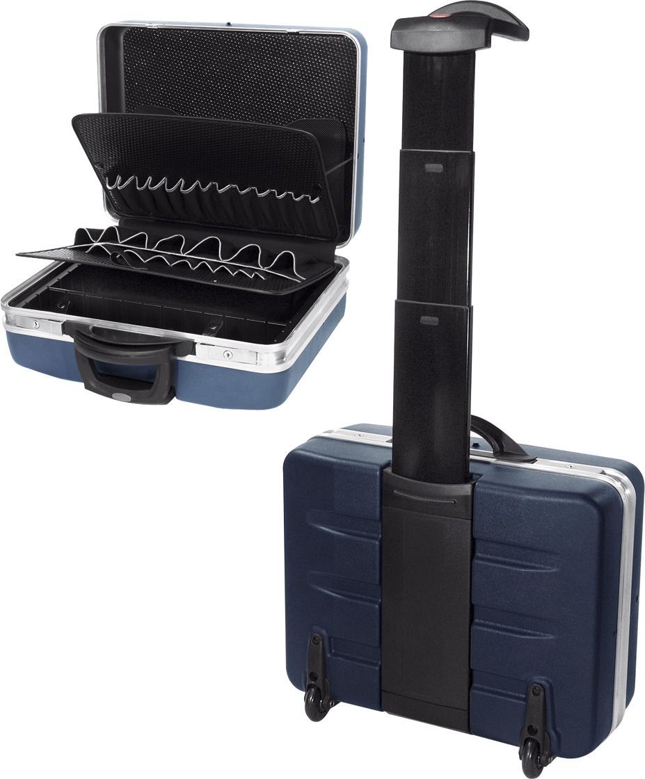 Service tool case of X-ABS wheeled with shaft pockets